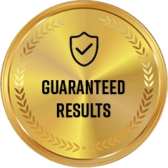 Guaranteed results badge for Flush Factor Plus users